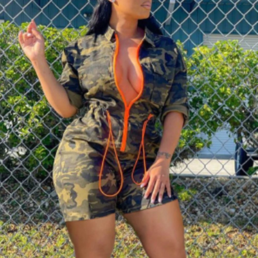 Camo Romper - Picture 2 of 5